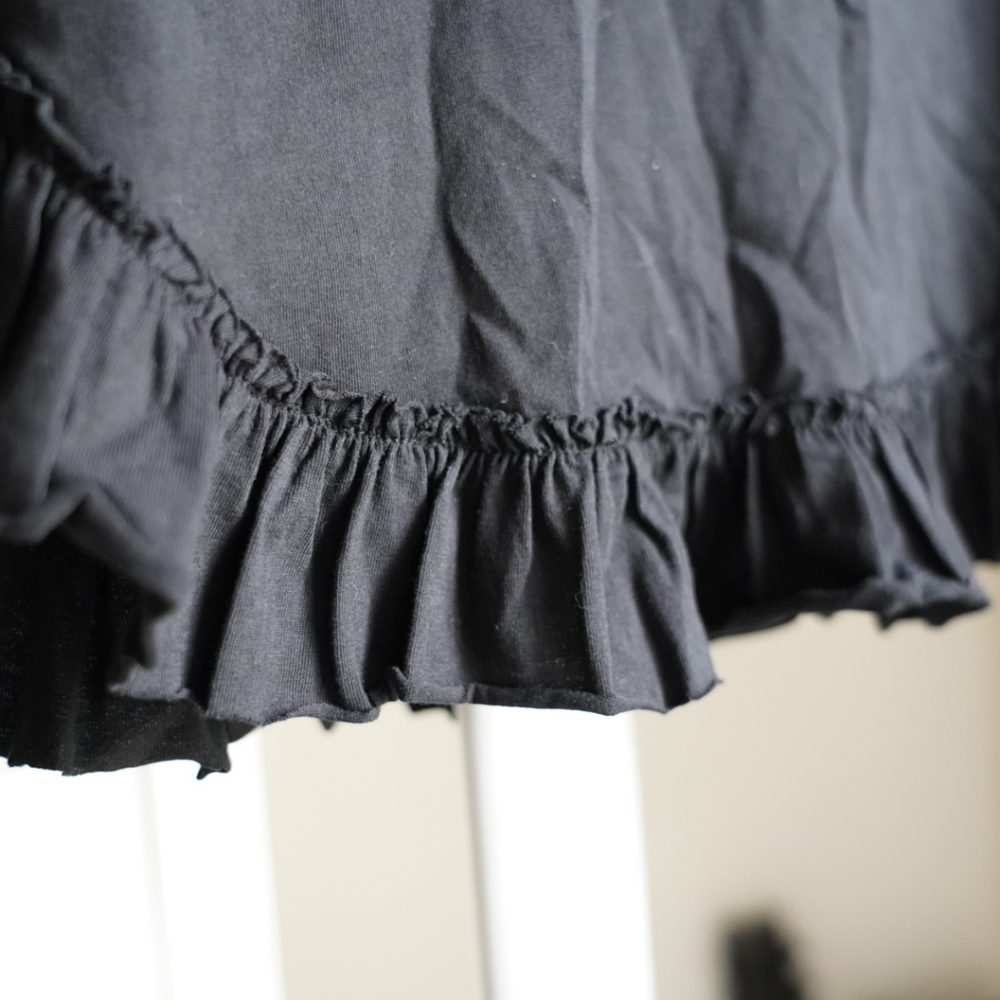 Simone Rocha Black Ruffled T-Shirt - Picture 4 of 6